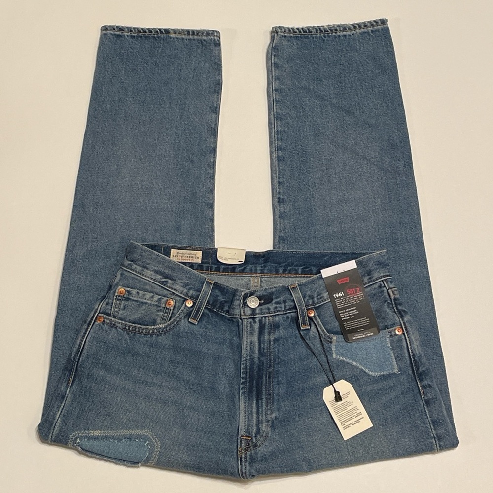 LEVI’S PREMIUM 551 Z AUTHENTIC STRAIGHT CROP JEANS (BRAND NEW)